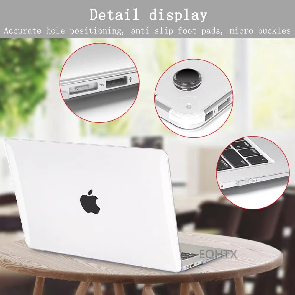 Premium Laptop Sleeve for MacBook Air 13, 15 and Pro 14, 16 – Compatible with M1, M2, A2337, A2338, A2681, A2941, A2442, A2485, A2779, A2780 – Bag with Keyboard Cover, Touch Bar Protection