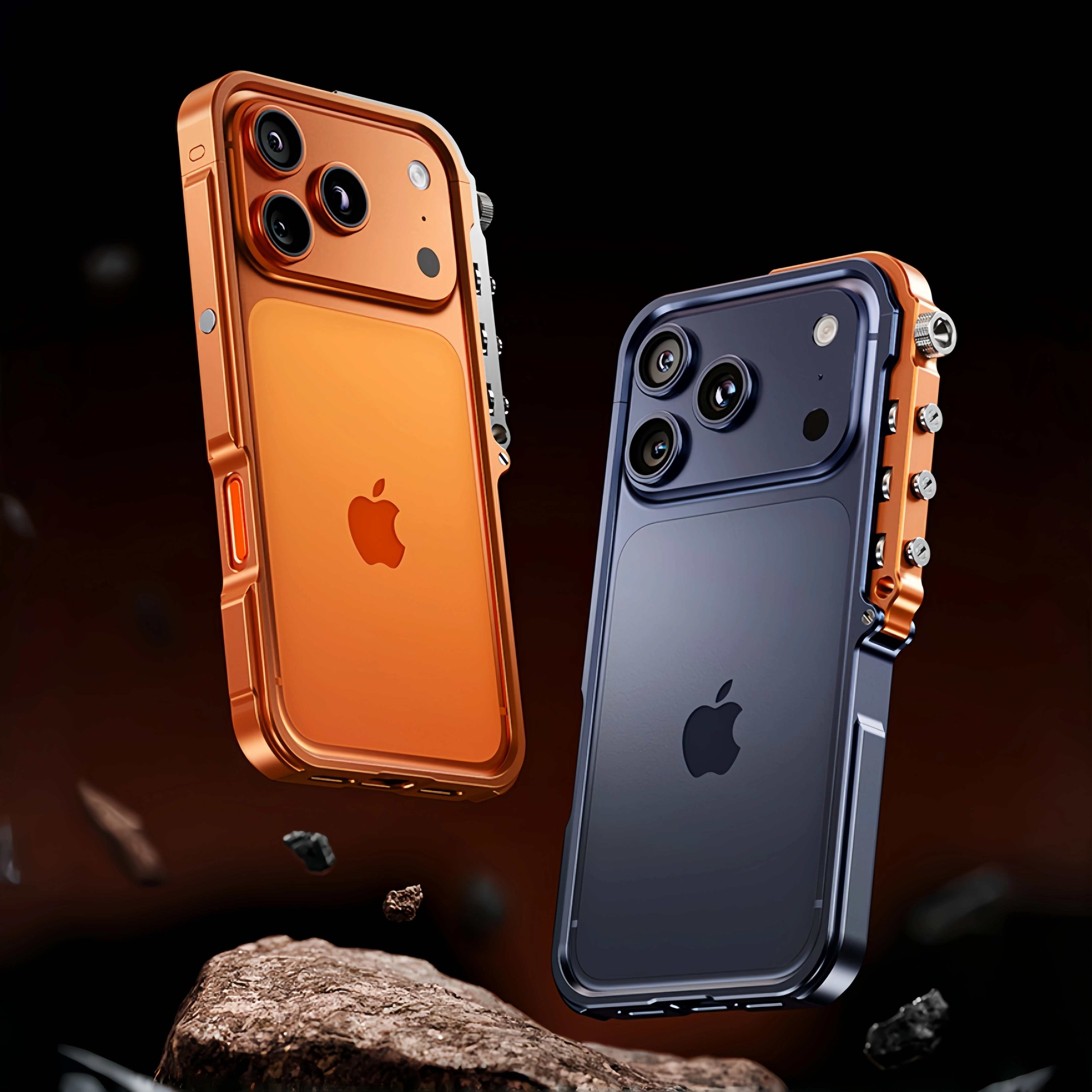 Premium Aluminum Alloy Bumper iPhone Case – MagSafe Compatible Magnetic Cover with Shockproof Frame, Heat Dissipation Design and Camera Protection