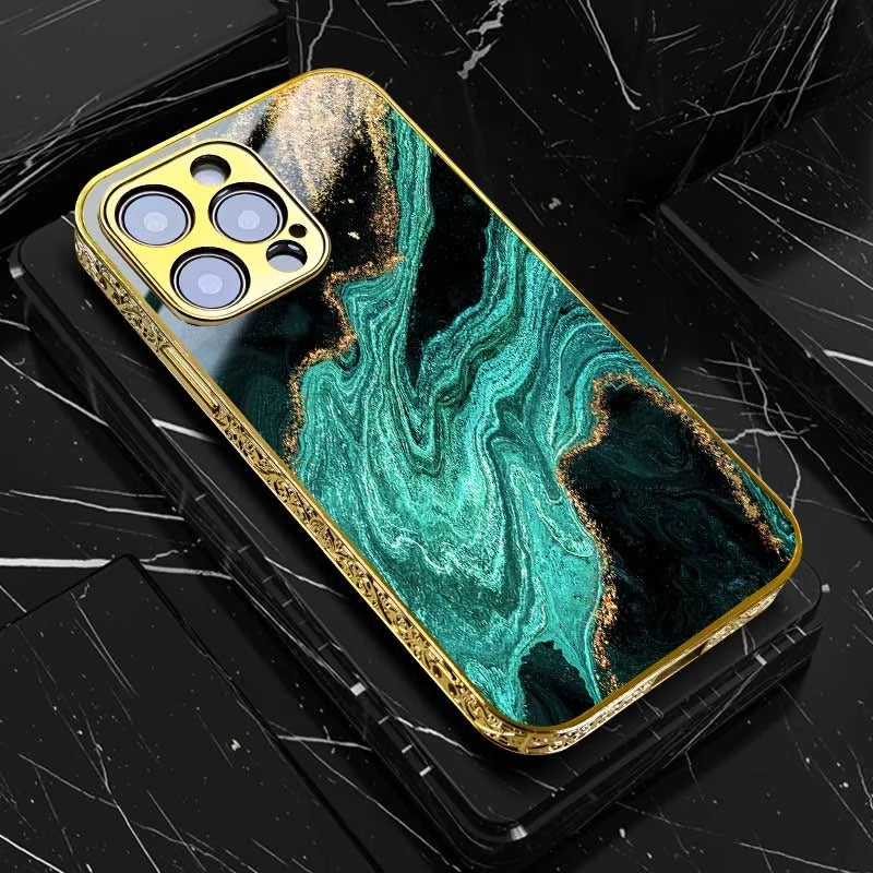 Luxury Apple iPhone Case, MagSafe Compatible, Camera Lens Protection, Screen Protection, Ultra Thin, Shockproof Cover