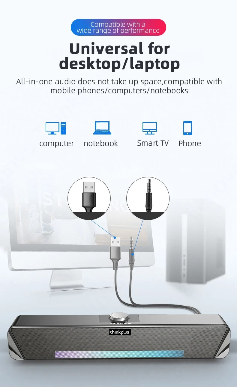 Luxury Bluetooth Speaker with RGB Lights for iPhone & Mac – Dual Stereo Subwoofer with Surround Sound, Loud Wireless Audio