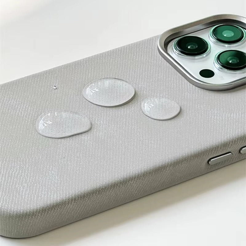 Premium Apple iPhone Case MagSafe Compatible, Camera Lens & Screen Protection, Ultra Thin Shockproof Magnetic Full All Around Protection Cover with Fiber Leather Back