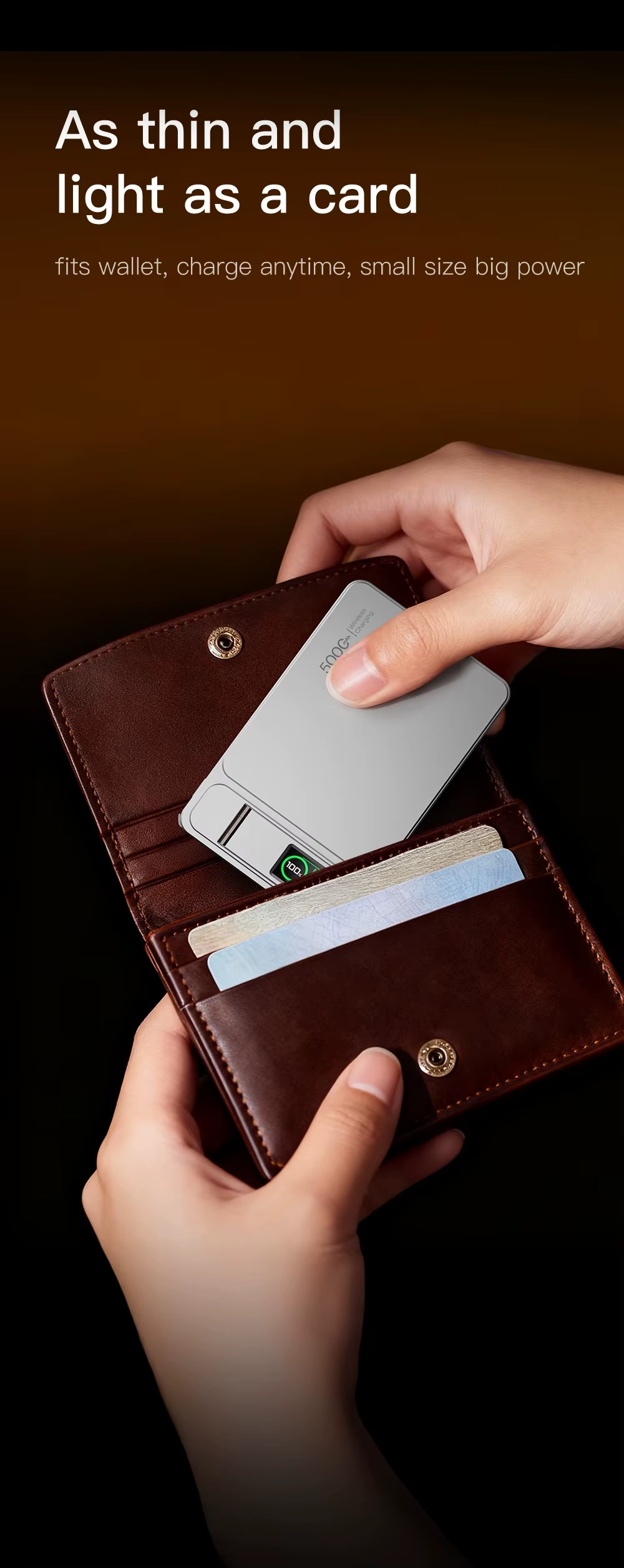 Premium Magnetic Wireless Power Bank 10000mAh – 20W Fast Charging Portable Battery with MagSafe Compatible Magnetic Charging, Digital Display and Phone Stand