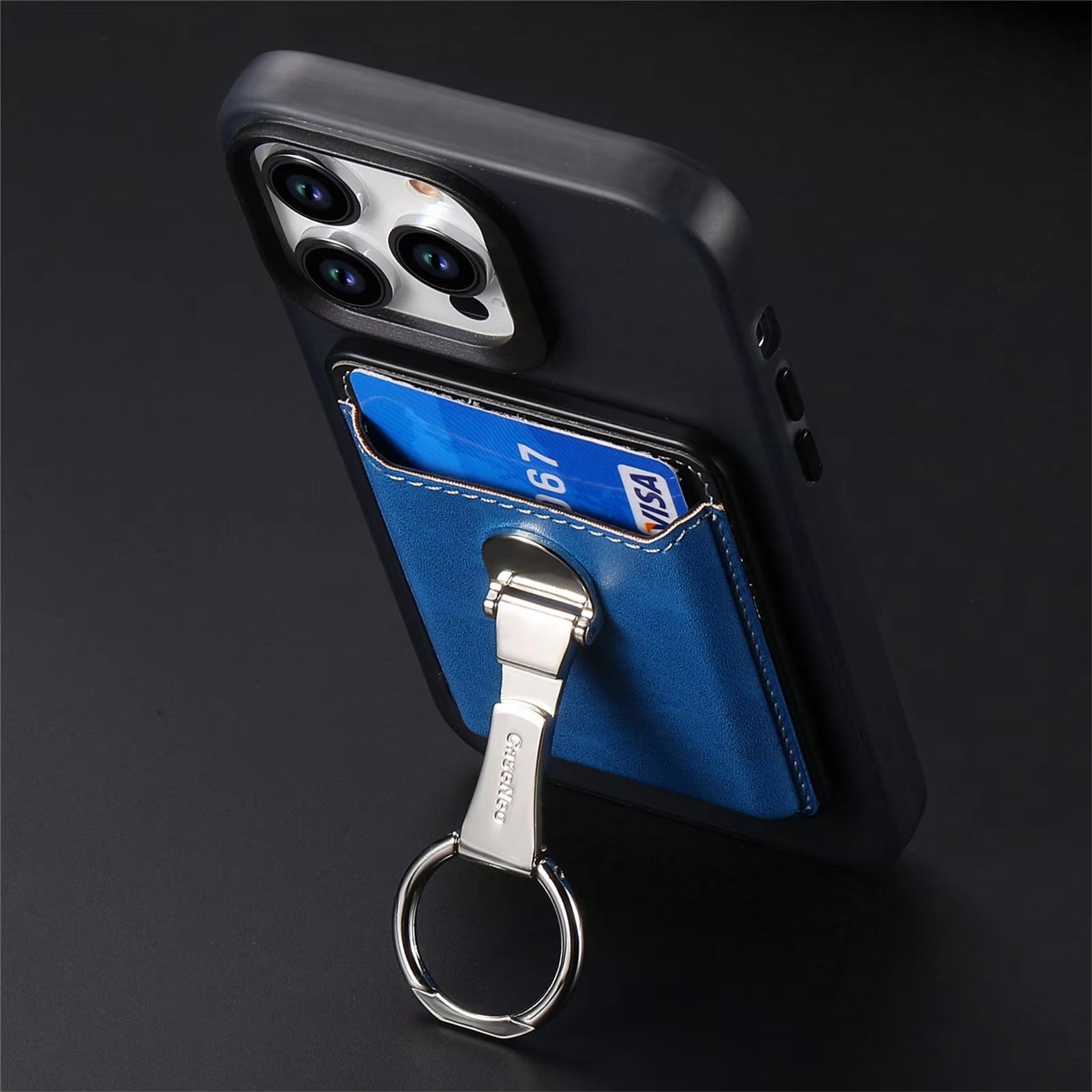 Premium Magnetic Wallet Case for Apple MagSafe – Strong Attraction, Multiple Card Slots, Stand Function for Smartphones