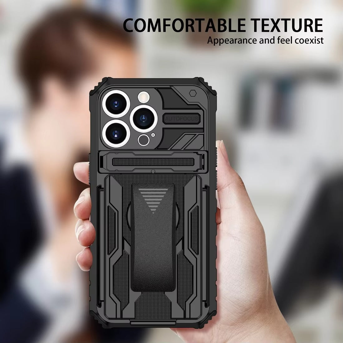 Robust Apple iPhone Case, MagSafe Compatible, Camera Lens & Screen Protection, Ultra Thin, Shockproof, Magnetic Full All Around Cover – Heavy Duty Tough Armor Case with Kickstand & Belt Clip for Rugged Use