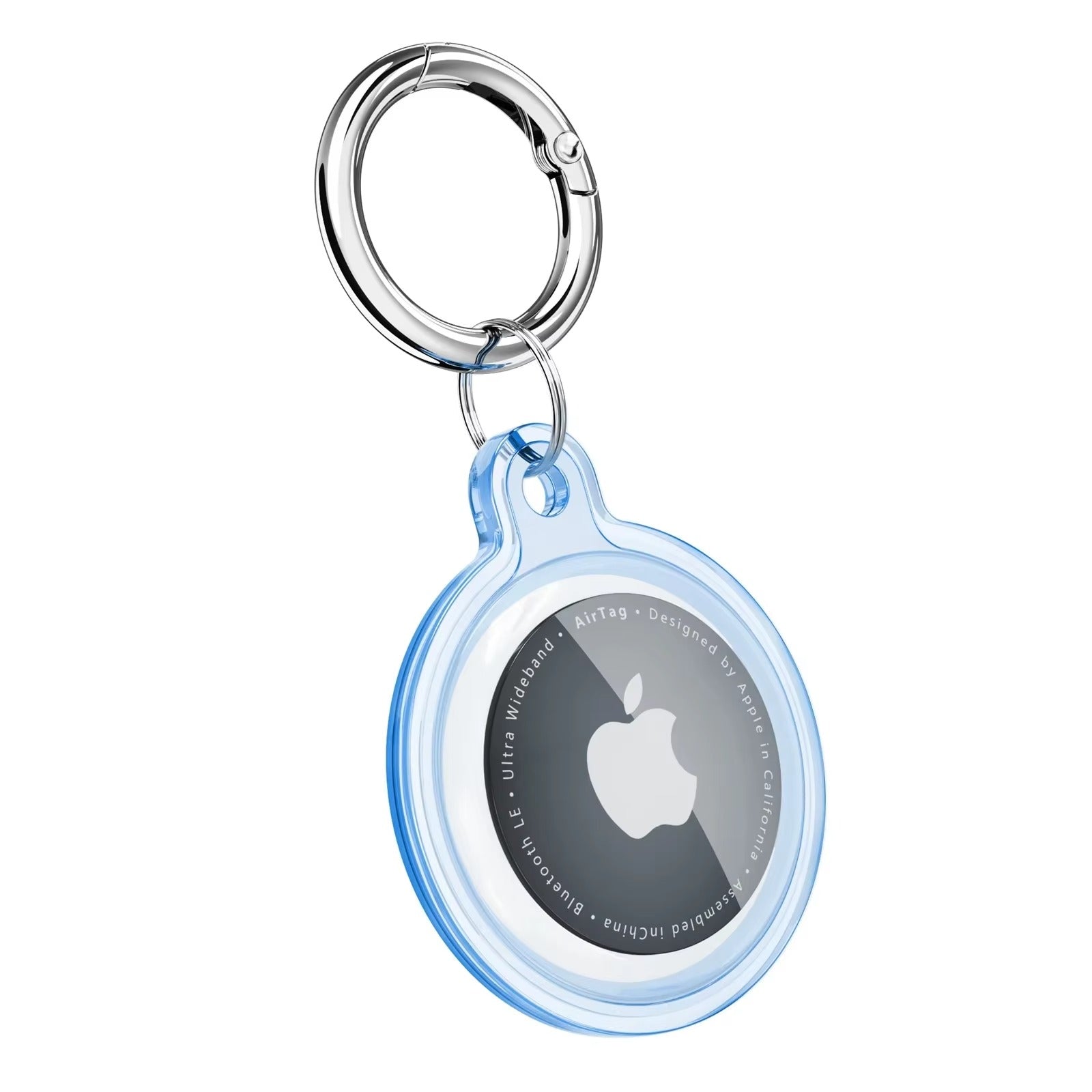 Premium Transparent Waterproof TPU AirTag Case – Full Protective Shell with Anti-Lost Keychain, Shockproof Pet Collar Tracker Cover