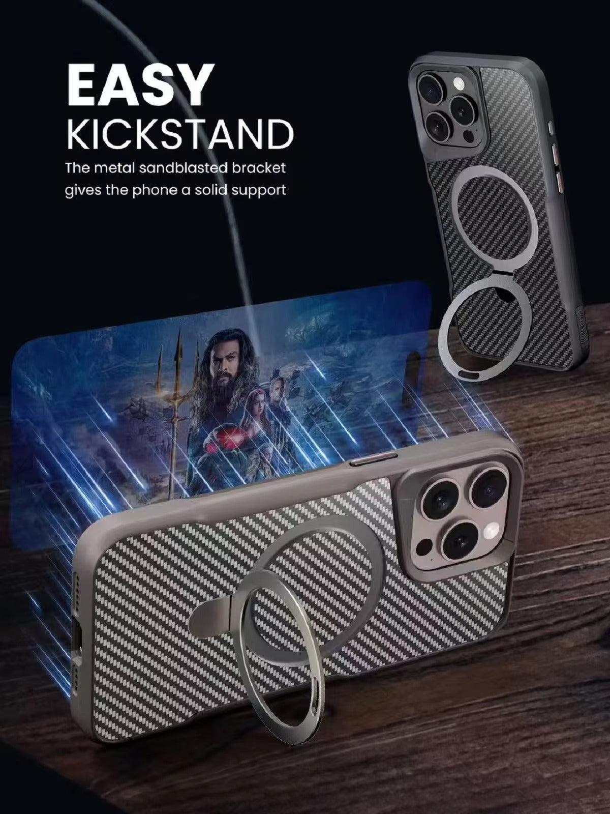 Premium Apple iPhone Case, Camera Lens & Screen Protection, Ultra Thin Shockproof Magnetic Full All Around Protection Cover