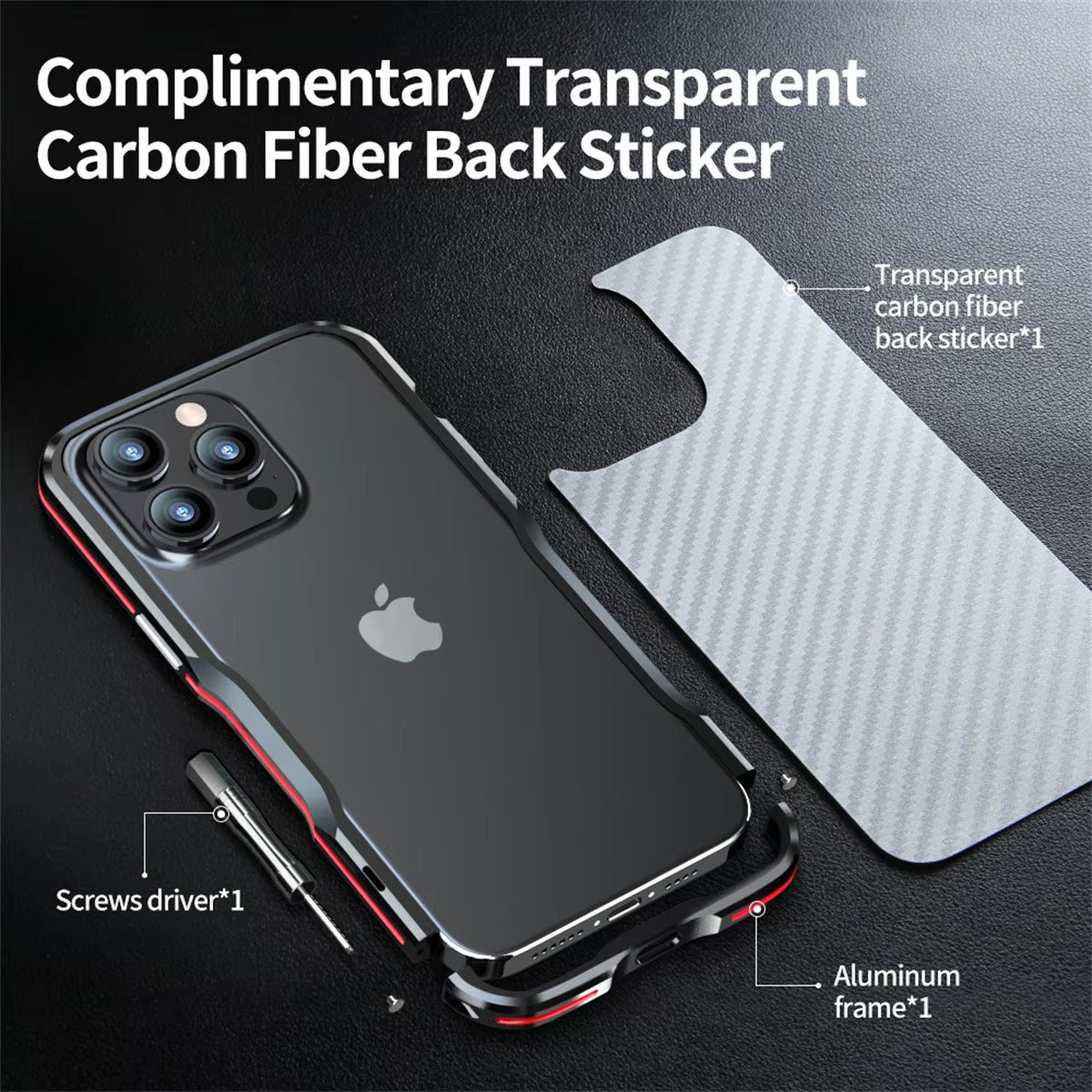 Luxury Apple iPhone Case, MagSafe Compatible, Camera Lens & Screen Protection, Ultra Thin, Shockproof, Magnetic Full All Around Cover – Aviation Aluminum Metal Frame Bumper Case with Sleek Protective Design