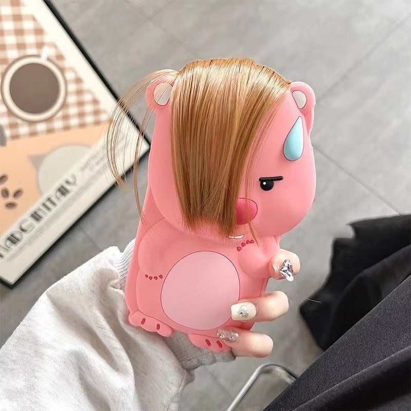 Premium Apple iPhone Case, MagSafe Compatible, Camera Lens and Screen Protection, Ultra Thin, Shockproof, Magnetic, Full All Around Protection, Cartoon Beaver Soft Cover