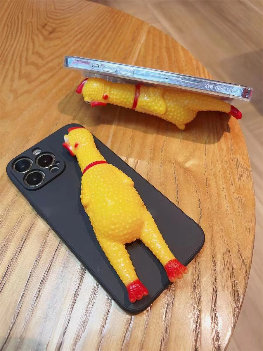 Premium Apple iPhone Case, MagSafe Compatible, Camera Lens and Screen Protection, Ultra Thin, Shockproof, Magnetic, Full All Around Protection, 3D Scream Chicken Cover