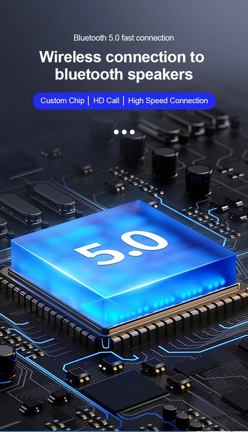 Premium RGB Bluetooth Speaker – Portable Wireless Mini Subwoofer with HiFi Stereo Sound, 360° Surround, TWS Pairing, TF Card, Long Battery Life