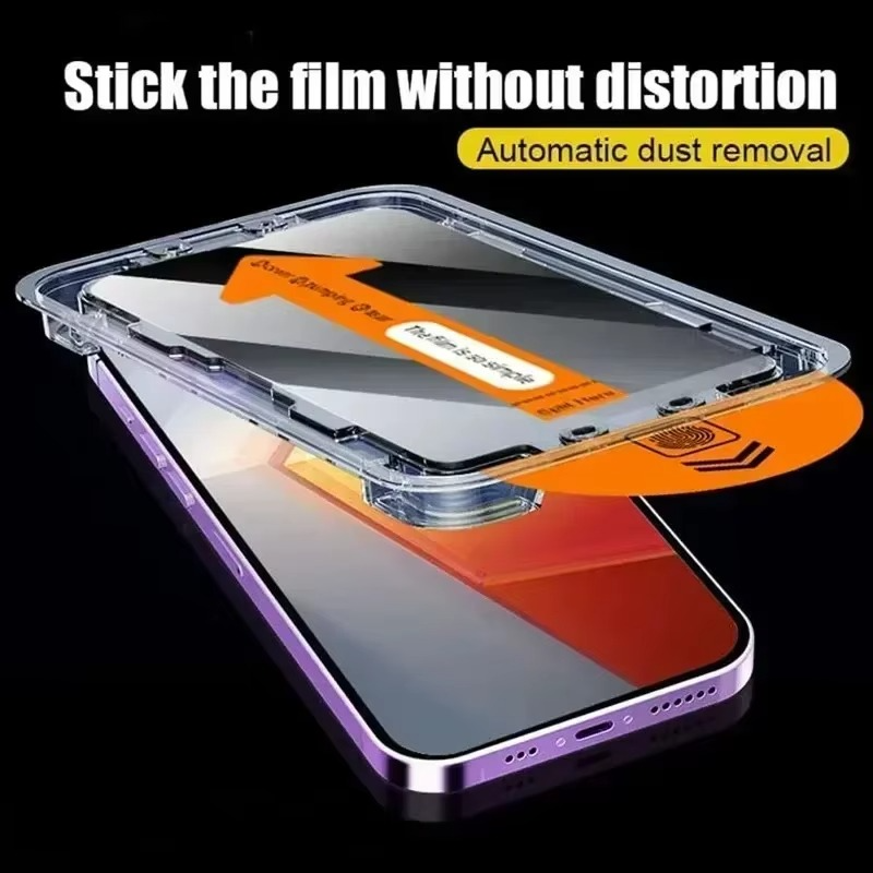 Premium Privacy Screen Protector for iPhone – Ultra Thin Anti-Spy Tempered Glass with Full Coverage, Scratch Resistant Protection and Anti-Fingerprint Coatin