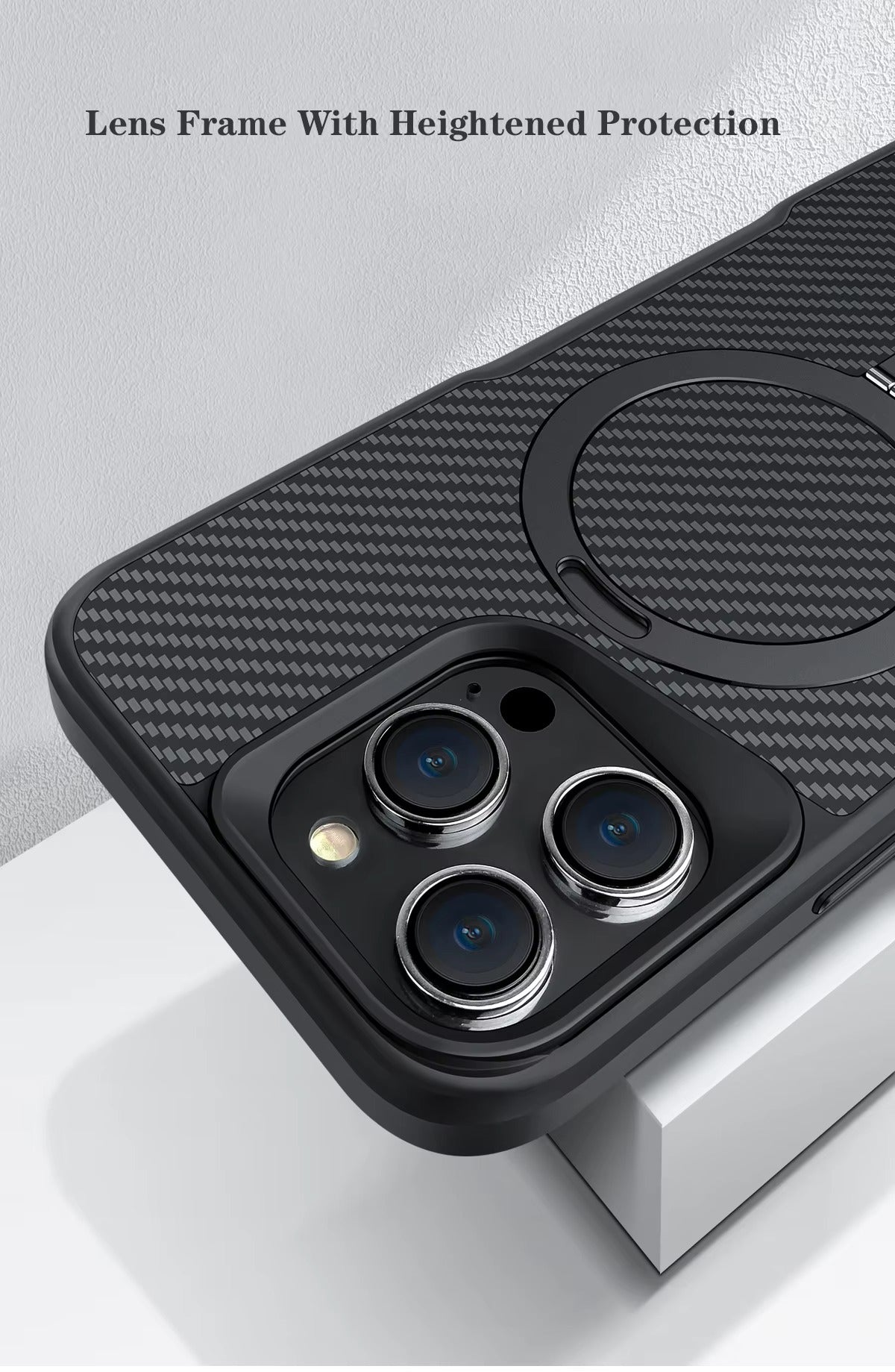 Premium Apple iPhone Case, Camera Lens & Screen Protection, Ultra Thin Shockproof Magnetic Full All Around Protection Cover