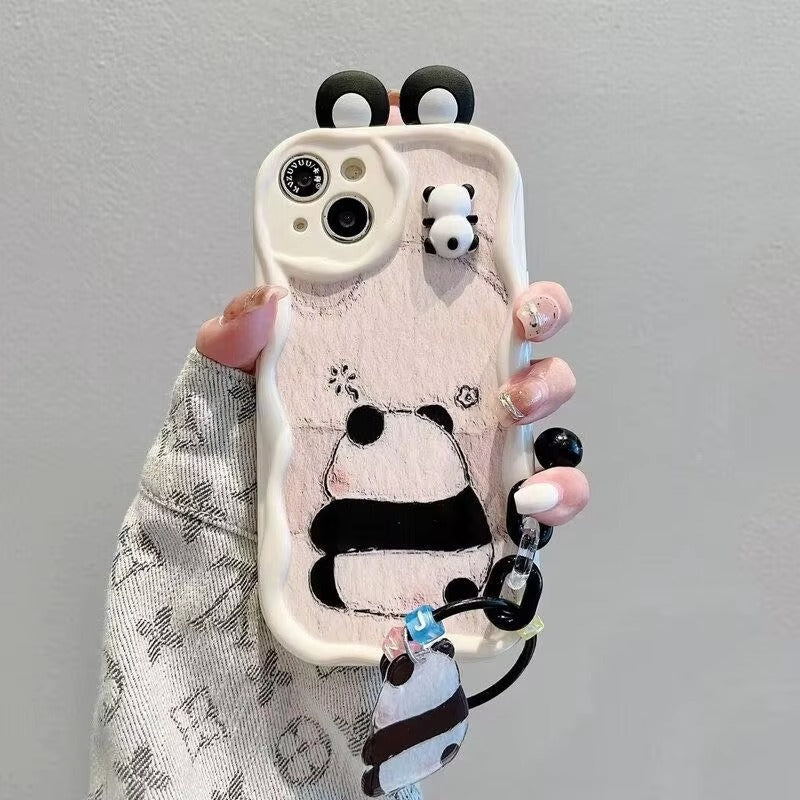Luxury Apple iPhone Case, MagSafe Compatible, Camera Lens and Screen Protection, Ultra Thin, Shockproof, Magnetic, Full All Around Protection, 3D Animal Keychain Cover