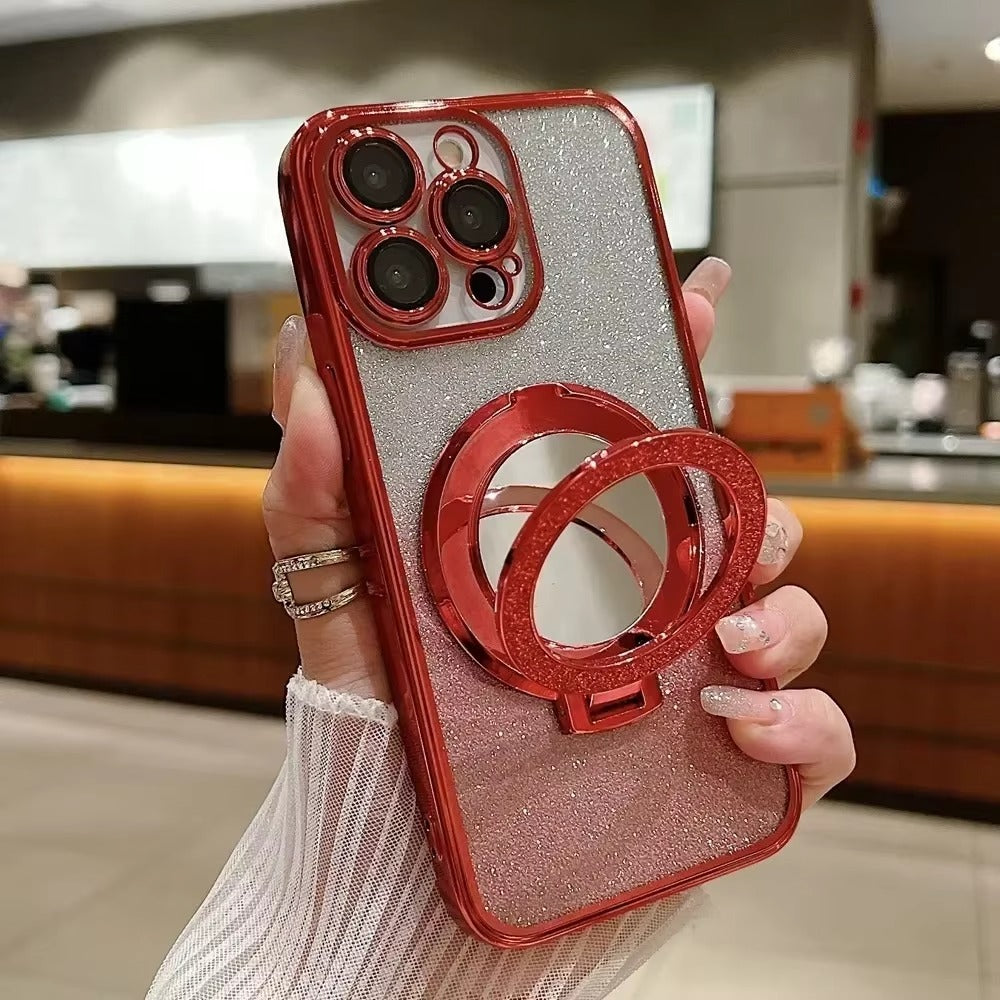 Luxury Apple iPhone Case, Camera Lens & Screen Protection, Ultra Thin Shockproof Magnetic Full All Around Protection Cover