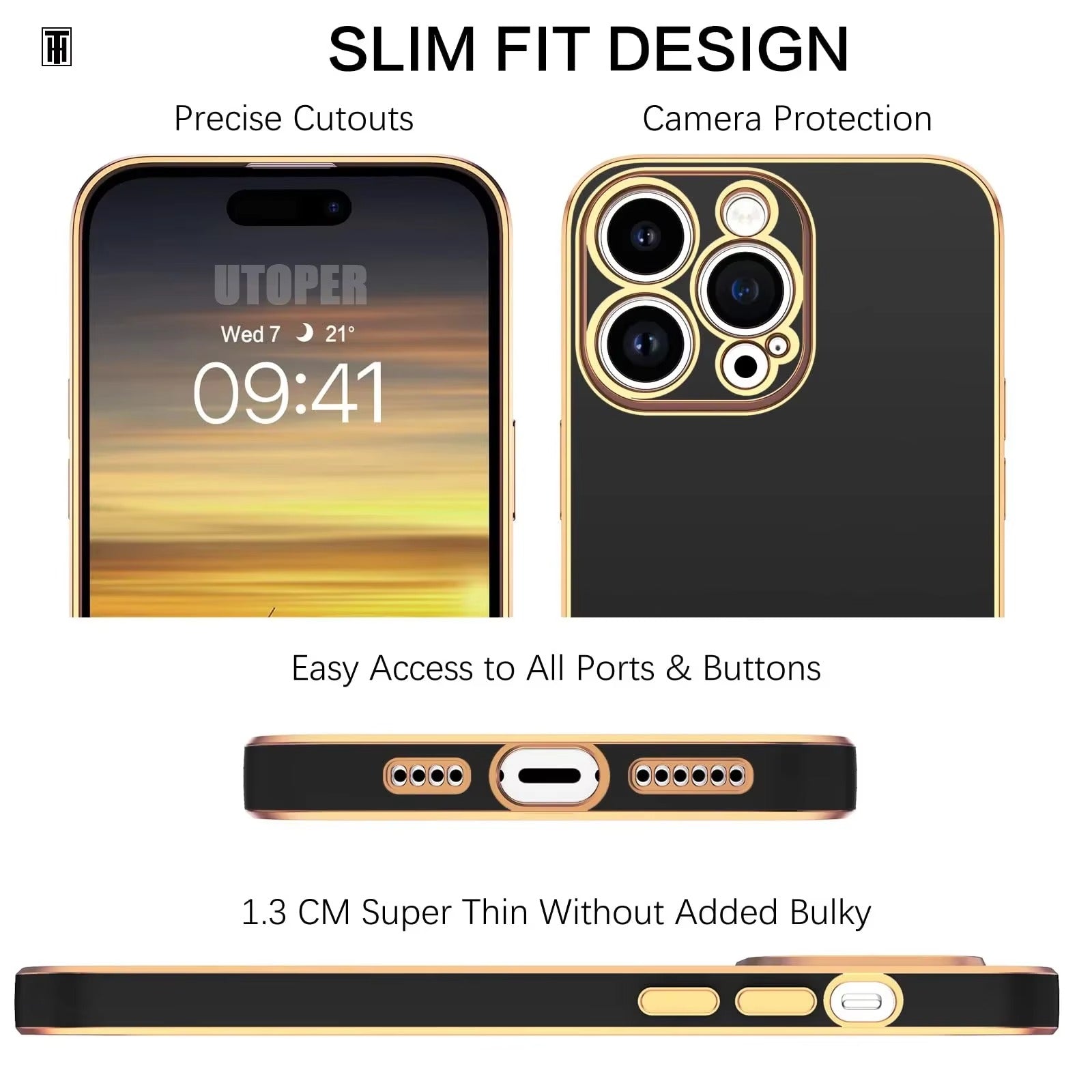 Luxury Glossy Silicone Apple iPhone Case, MagSafe Compatible, Ultra Thin Magnetic Shockproof Full Protection Cover