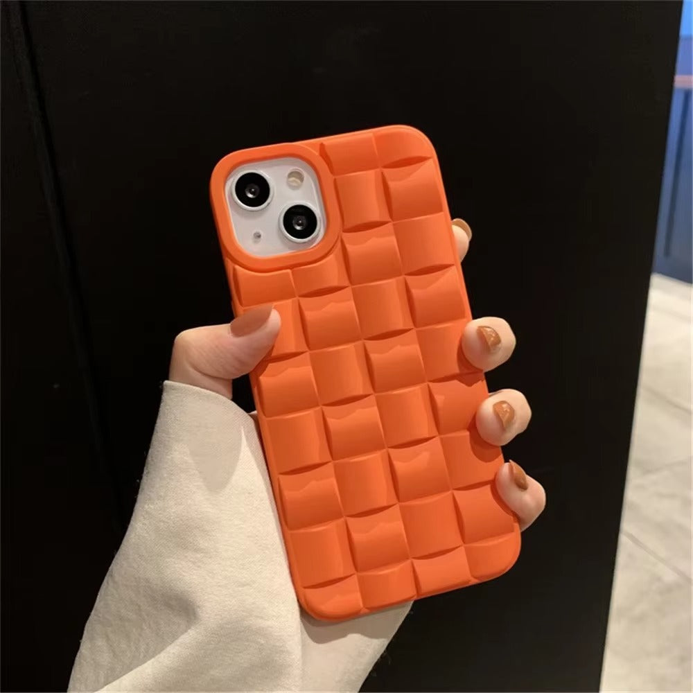 Premium Apple iPhone Case, MagSafe Compatible, Camera Lens & Screen Protection, Ultra Thin, Shockproof, Magnetic Full All Around Cover – 3D Weave Soft Liquid Silicone Case with Shockproof Back Shell Design