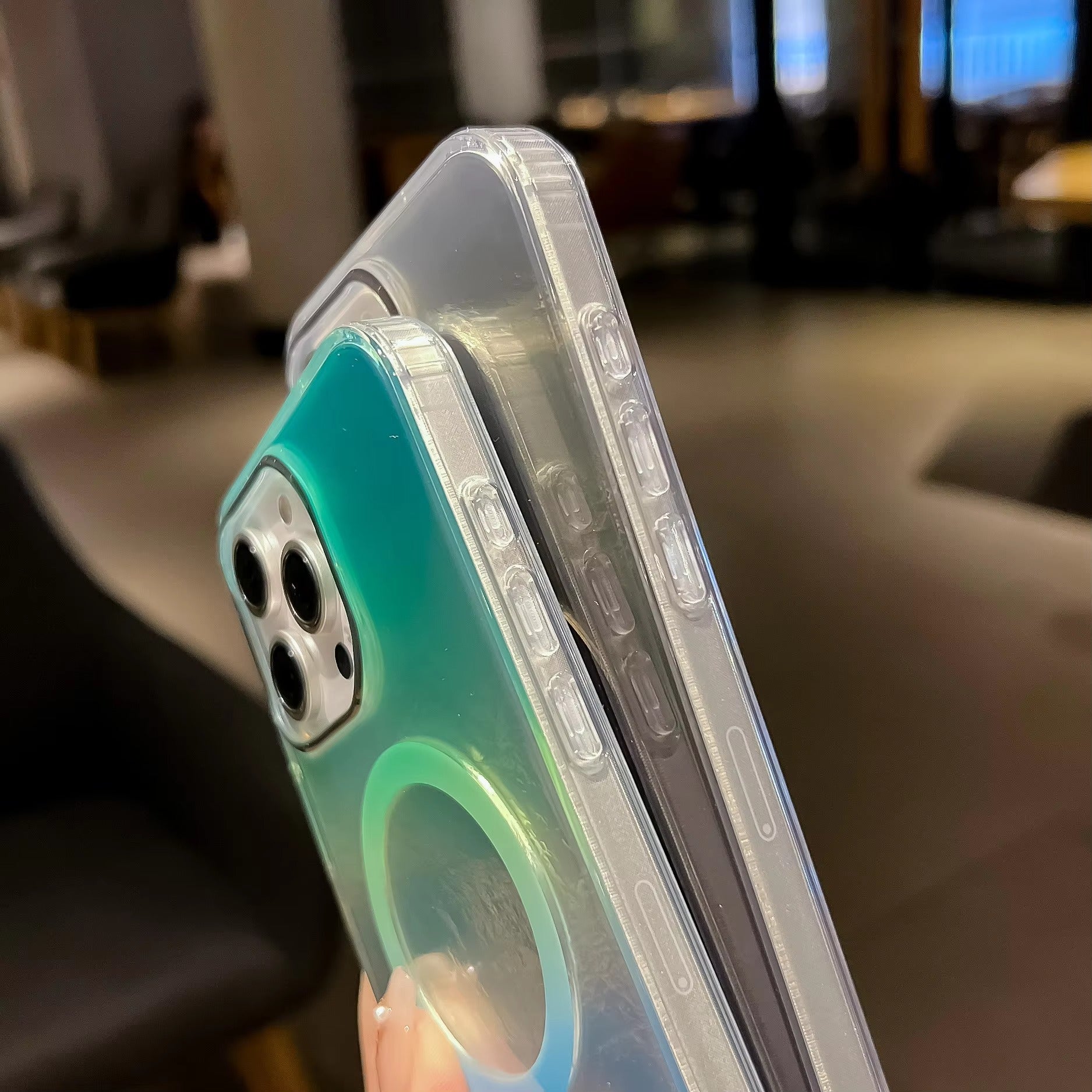 Luxury Apple iPhone Case Camera Lens & Screen Protection, Ultra Thin Shockproof Magnetic Full All Around Protection Cover