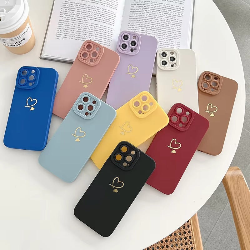 Luxury Apple iPhone Case, MagSafe Compatible, Camera Lens & Screen Protection, Ultra Thin, Shockproof, Magnetic Full All Around Cover – Plating Silicone Case with Fashionable Design & Soft Shockproof Protection