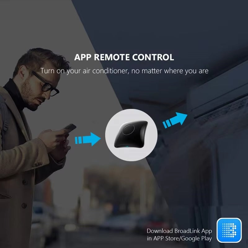 Premium Smart Universal Remote for iPhone, WiFi IR RF Controller, All-in-One Smart Home Switch Compatible with Apple Home