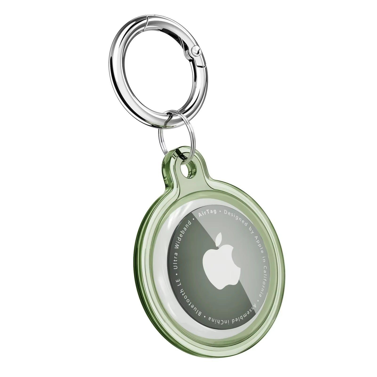 Premium Transparent Waterproof TPU AirTag Case – Full Protective Shell with Anti-Lost Keychain, Shockproof Pet Collar Tracker Cover