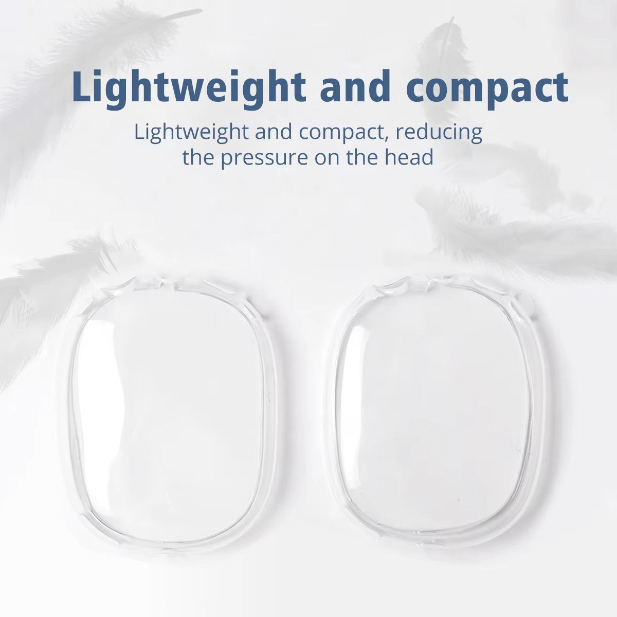Premium Transparent TPU Case for AirPods Max – Soft, Anti-Scratch, Shockproof Protective Cover for Wireless Headphones, Lightweight and Snug Fit