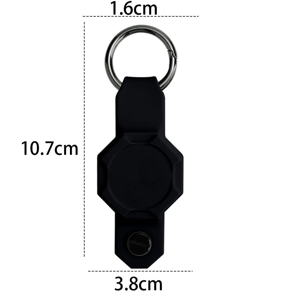 Waterproof Silicone Keychain Case for Apple AirTag – Anti-Lost Key Organizer with Screwdriver, Lightweight & Durable, Fits Up to 7 Keys