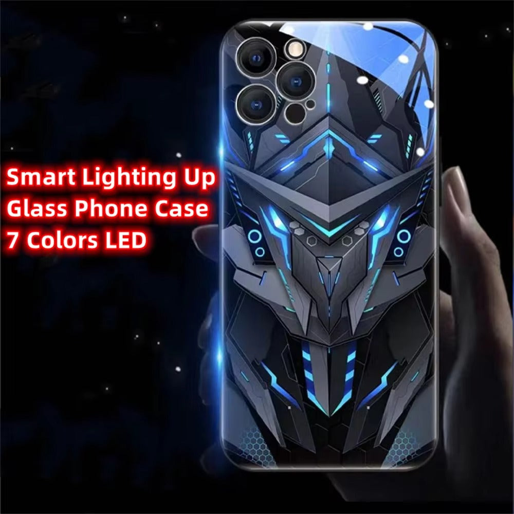 Premium Apple iPhone Case, MagSafe Compatible, Camera Lens and Screen Protection, Ultra Thin, Shockproof, Magnetic, Full All Around Protection, LED Glowing Armor Cover