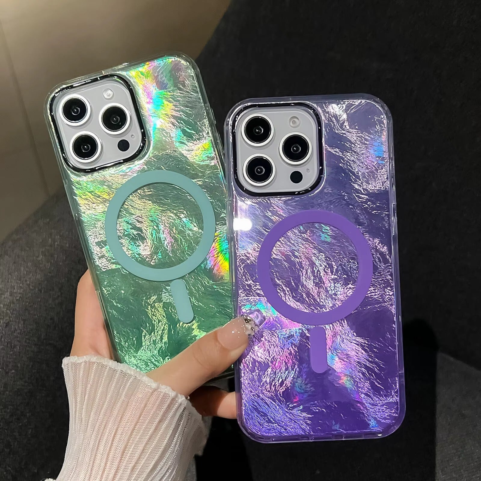 Luxury Apple iPhone Case Camera Lens & Screen Protection, Ultra Thin Shockproof Magnetic Full All Around Protection Cover