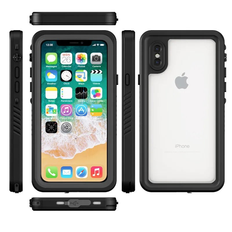 Premium Waterproof Apple iPhone Case, MagSafe Compatible, Ultra Thin Magnetic Shockproof Full Protection Cover with IP68 Seal for Diving, Swimming, and Underwater Use
