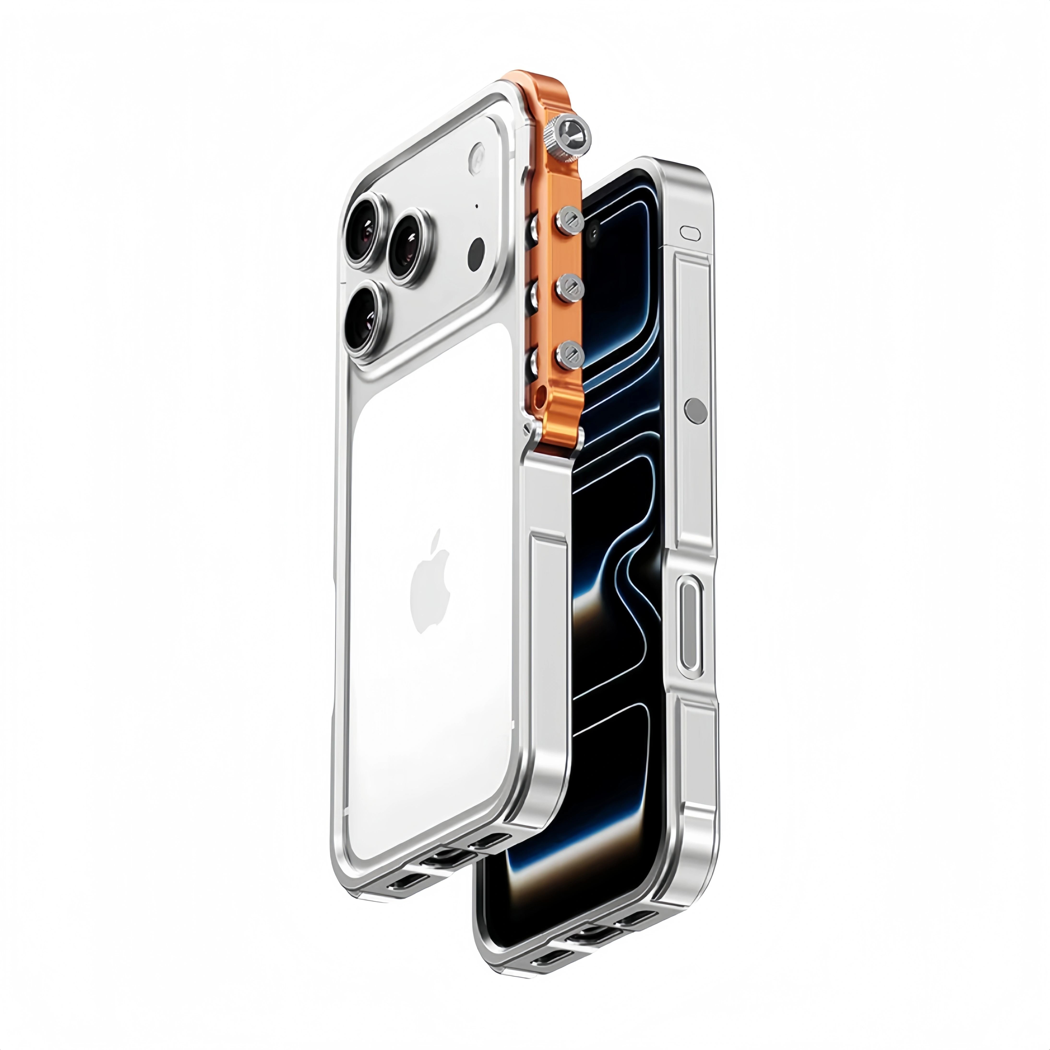 Premium Aluminum Alloy Bumper iPhone Case – MagSafe Compatible Magnetic Cover with Shockproof Frame, Heat Dissipation Design and Camera Protection