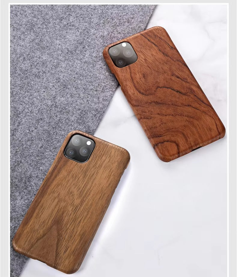 Premium Apple iPhone Case, MagSafe Compatible, Camera Lens Protection, Screen Protection, Ultra Thin, Shockproof, Magnetic, Full All Around Protection, Natural Bamboo Wood Cover