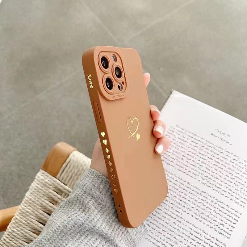 Luxury Apple iPhone Case, MagSafe Compatible, Camera Lens & Screen Protection, Ultra Thin, Shockproof, Magnetic Full All Around Cover – Plating Silicone Case with Fashionable Design & Soft Shockproof Protection