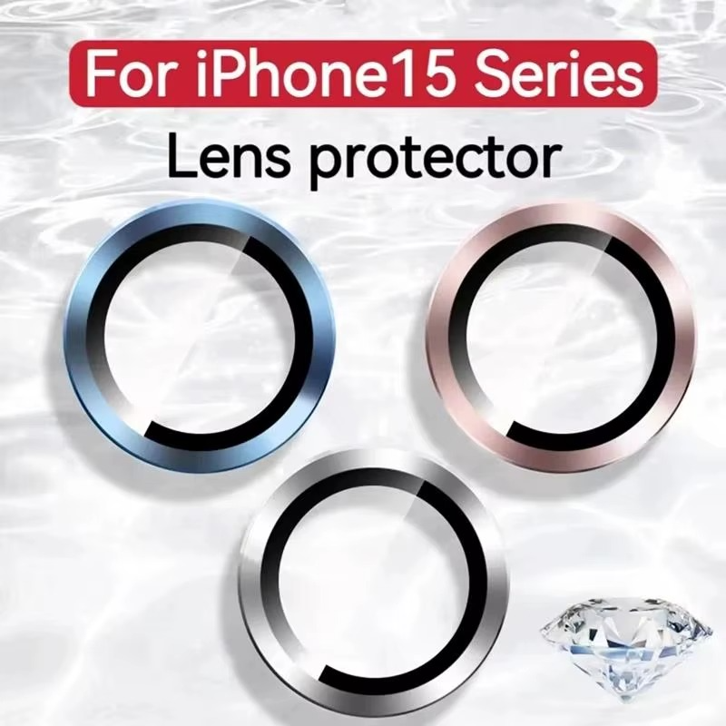 Premium Metal Camera Lens Protector – Tempered Glass Lens Cover Ring with Scratch Resistance, Shock Protection, Anti-Dust Coating and Precision Camera Protection
