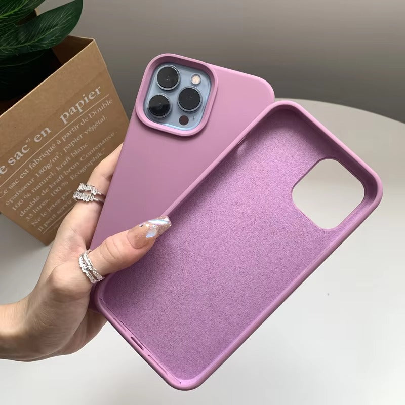 High Quality Apple iPhone Case, MagSafe Compatible, Camera Lens & Screen Protection, Ultra Thin, Shockproof, Magnetic Full All Around Cover – Liquid Silicone Case with Soft Touch Finish in Official Style Design