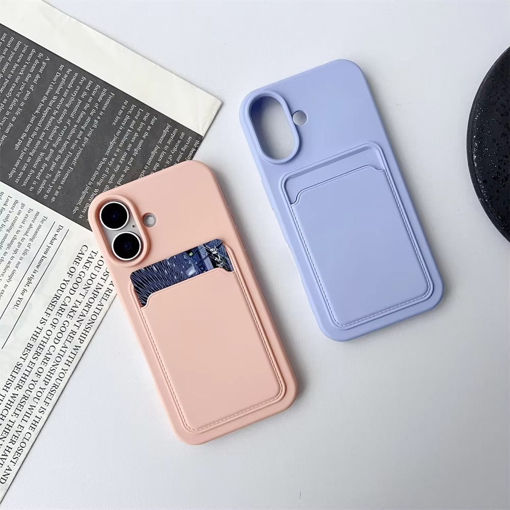 Premium Apple iPhone Case, MagSafe Compatible, Camera Lens and Screen Protection, Ultra Thin, Shockproof, Magnetic, Full All Around Protection, Frosted Card Pocket Cover