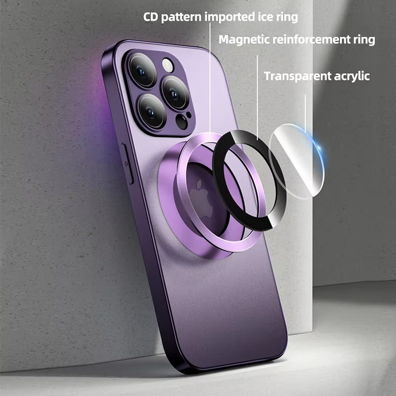 Premium Apple iPhone Case Camera Lens & Screen Protection, Ultra Thin Shockproof Magnetic Full All Around Protection Cover