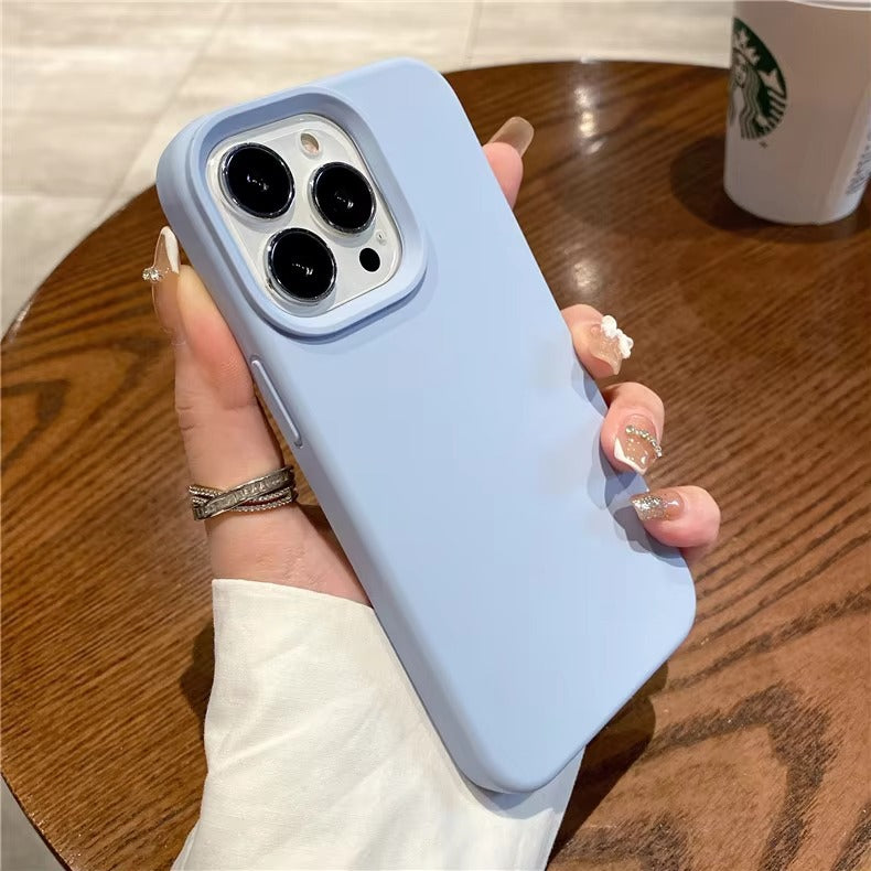 High Quality Apple iPhone Case, MagSafe Compatible, Camera Lens & Screen Protection, Ultra Thin, Shockproof, Magnetic Full All Around Cover – Liquid Silicone Case with Soft Touch Finish in Official Style Design
