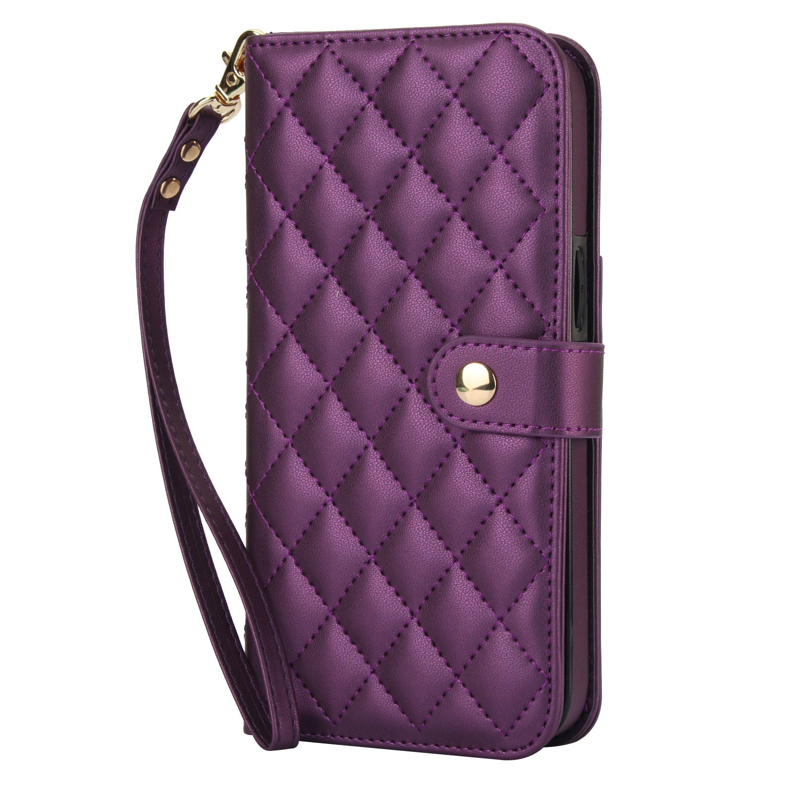 RFID Blocking Wallet Crossbody Flip iPhone Case – Card Slot Holder, PU Leather, Secure Protection for iPhone Models