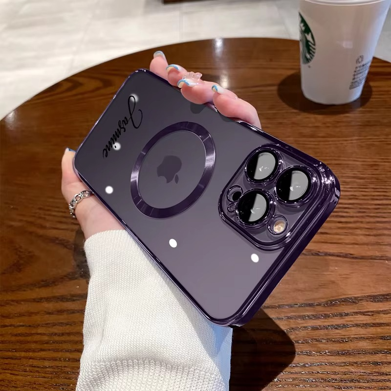 Luxury Apple iPhone Case, MagSafe Compatible, Camera Lens and Screen Protection, Ultra Thin, Shockproof, Magnetic, Full All