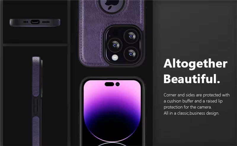 Premium Apple iPhone Case Camera Protection, Ultra Thin Shockproof Magnetic Full All Around Protection Cover Case for iPhone