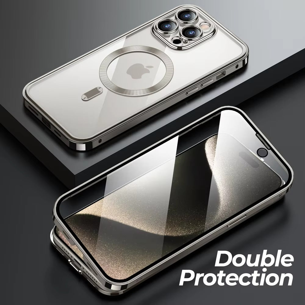 Robust Apple iPhone Case MagSafe Compatible, Camera Lens & Screen Protection, Cover with 10FT Military Glass Shield