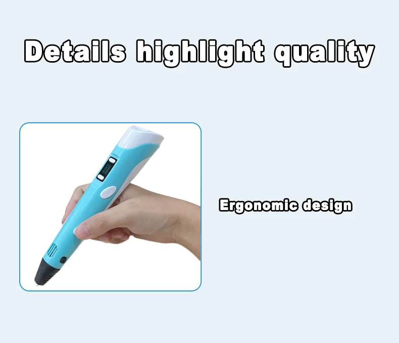 Creative 3D Drawing Pen for Kids – LCD Printing Pen with 50M PLA Filament, Safe DIY Toy for Art & Crafts, Ideal Birthday