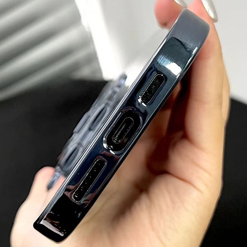 Premium Apple iPhone Case, MagSafe Compatible, Camera Lens and Screen Protection, Ultra Thin, Shockproof, Magnetic, Full All Around Protection, Astronaut Stand Clear Cover