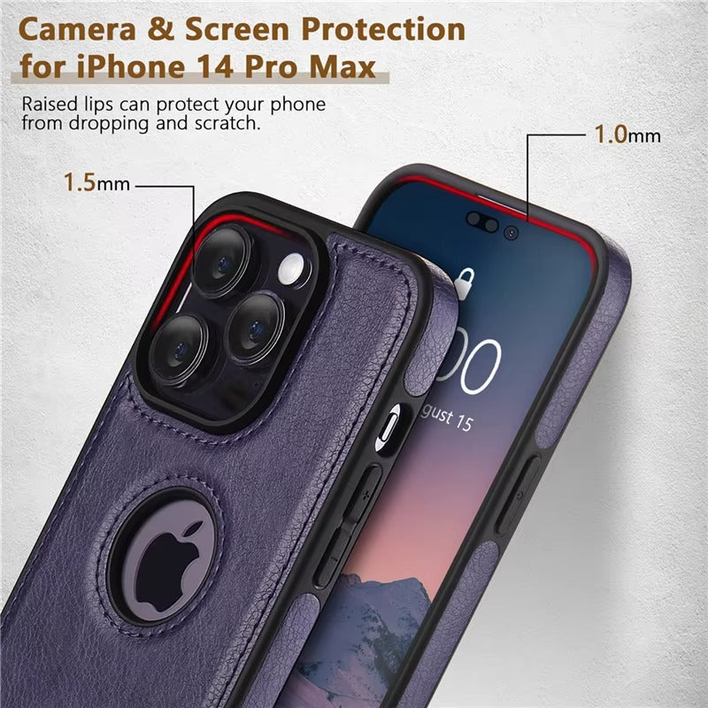 Premium Apple iPhone Case Camera Protection, Ultra Thin Shockproof Magnetic Full All Around Protection Cover Case for iPhone
