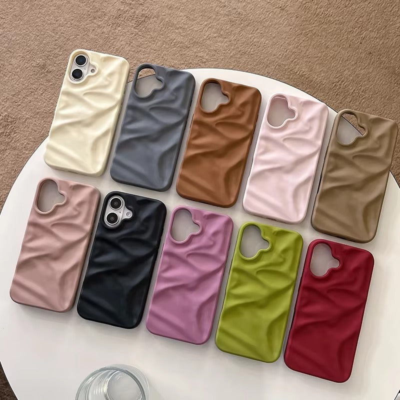 Premium Apple iPhone Case, MagSafe Compatible, Camera Lens & Screen Protection, Ultra Thin, Shockproof, Magnetic Full All Around Cover – Matte Wrinkle Silicone Case with Soft Back & Wrist Strap