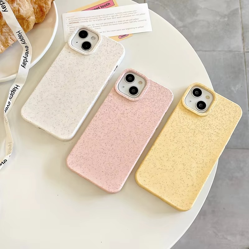 Premium Apple iPhone Case, MagSafe Compatible, Camera Lens and Screen Protection, Ultra Thin, Shockproof, Magnetic, Full All Around Protection, Eco-Friendly Wheat Straw Cover