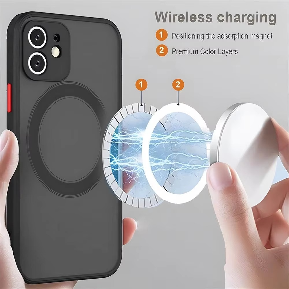Luxury Apple iPhone Case, MagSafe Compatible, Camera Lens and Screen Protection, Ultra Thin, Shockproof, Magnetic, Full All Around Protection, Black Gold Snake Cover