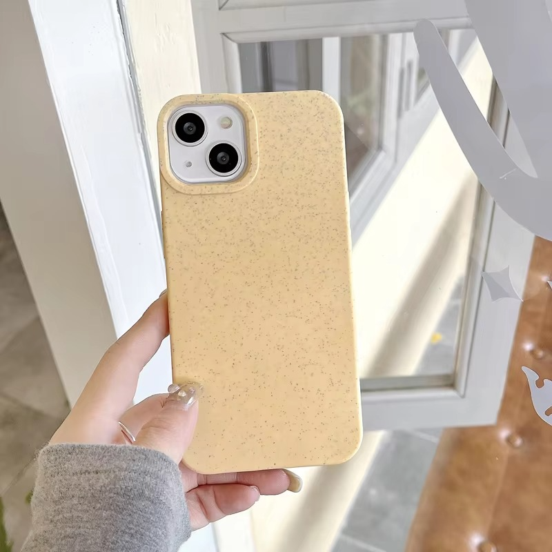 Premium Apple iPhone Case, MagSafe Compatible, Camera Lens and Screen Protection, Ultra Thin, Shockproof, Magnetic, Full All Around Protection, Eco-Friendly Wheat Straw Cover
