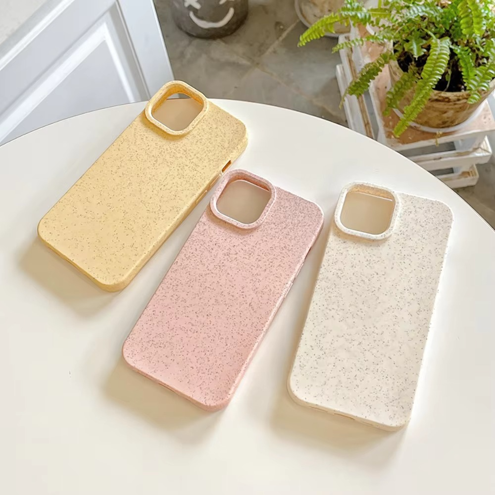 Premium Apple iPhone Case, MagSafe Compatible, Camera Lens and Screen Protection, Ultra Thin, Shockproof, Magnetic, Full All Around Protection, Eco-Friendly Wheat Straw Cover