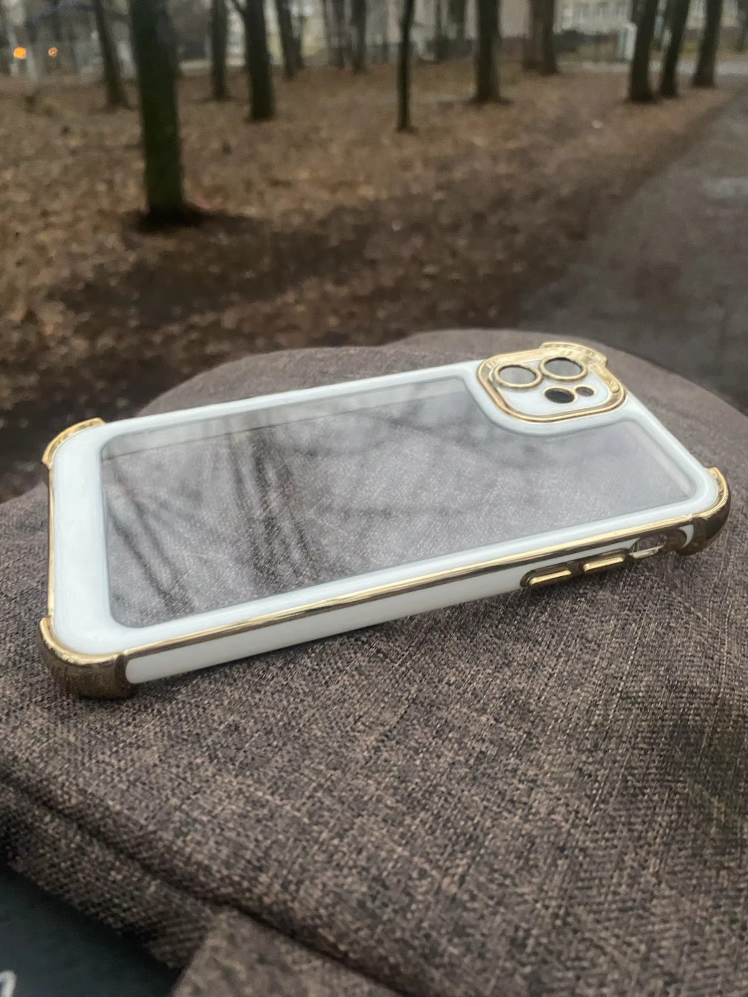 Luxury Plating Shockproof iPhone Case - Silicone Cover with Airbag Protection, Durable & Stylish Design | Case for iPhone